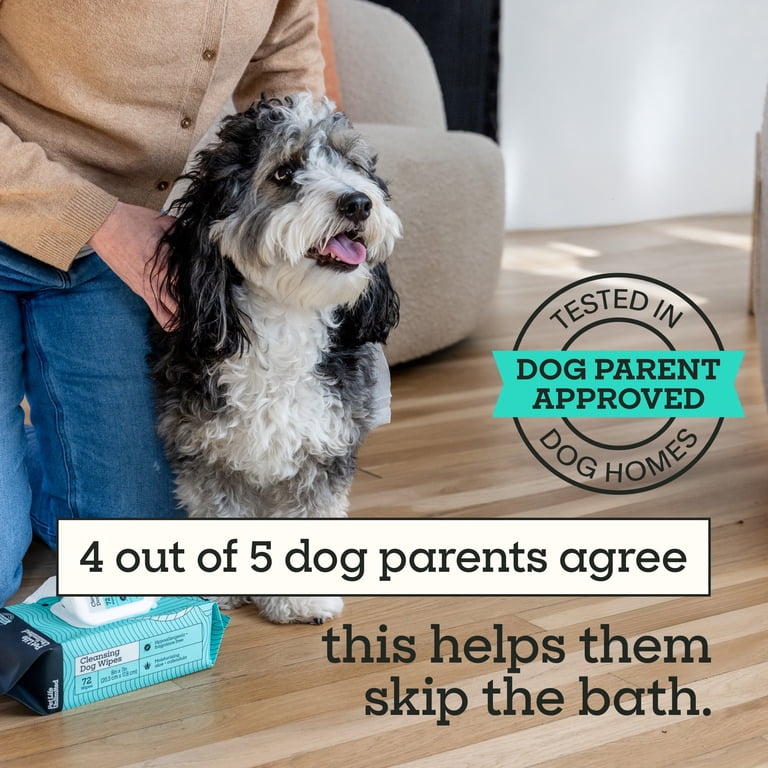 Fragrance-Free Quilted Dog Grooming Wipes, 72 Count photo 4