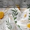 thumbnail image 6 of Spring Daisy Cloth Napkins, Farmhouse Country Flower Leaf Plant Wood Grain Washable and Reusable Dinner Napkins Set of 8, Table Napkin for Kitchen Party Birthday Wedding Hotel Housewarming 20"x20", 6 of 9