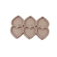 thumbnail image 1 of Billuyoard Reemplazo de molde para Fondant en forma de corazón, molde Flexible de 6 rejillas para pan de azúcar dulce, accesorios para Herramientas y accesorios para hornear Gris, 1 of 6