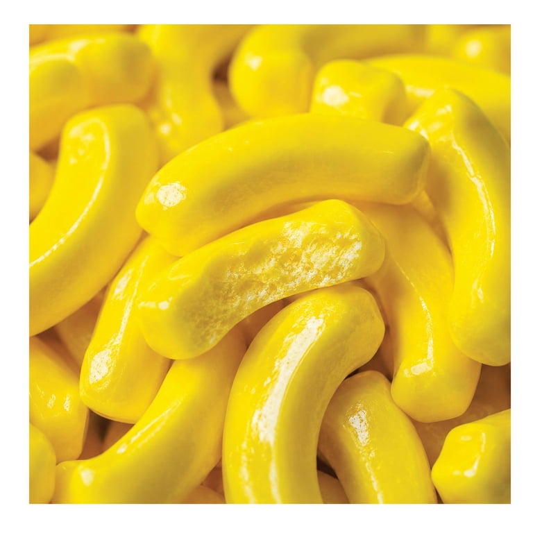 Concord Confections Banana Shaped Fruit Flavored Candy, 2 lbs