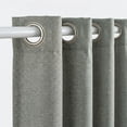 thumbnail image 2 of Unique Bargains Solid Color Linen-Like Shower Curtain Machine Washable Green 71"W x 71"L, 2 of 5
