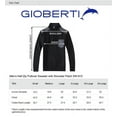 thumbnail image 3 of Gioberti Men's Half Zip Pullover Knitted Regular Fit Sweater with Soft Brushed Flannel Lining, 3 of 4