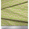 thumbnail image 3 of Soimoi Velvet Fabric Flamingo Bird Print Fabric by Yard 58 Inch Wide, 3 of 3