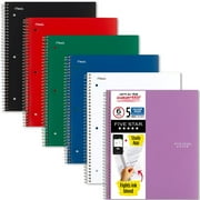 Five Star Wirebound Notebook, 5-Subject, 200-Count, College Rule, Teal (72075)