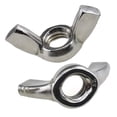 thumbnail image 1 of Easy-Install Wing Nuts, Galvanized Fasteners for Machinery Equipment, Hand-Twist for Electronics Communication, 25pcs, 1 of 5