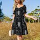 thumbnail image 4 of Vestido de verano de manga corta con diseño moderno y bonito de refresco de cola dietético para mujer, vestido de fiesta, vestido de boda para fiestas., 4 of 7