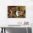 thumbnail image 2 of ARTCANVAS The Peasant Wedding 1569 Canvas Art Print by Pieter Bruegel the Elder - Size: 26" x 18" (1.50" Deep), 2 of 9