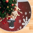 thumbnail image 5 of FMSHPON Cute Snowman Xmas Christmas Tree Skirt Stand Mat for Holiday Party Decoration Indoor Outdoor 48 inches, 5 of 6