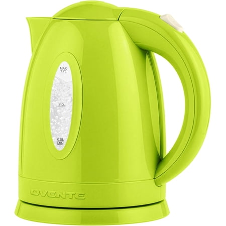 Ovente Electric Plastic Kettle - 1.7 Liters - Green