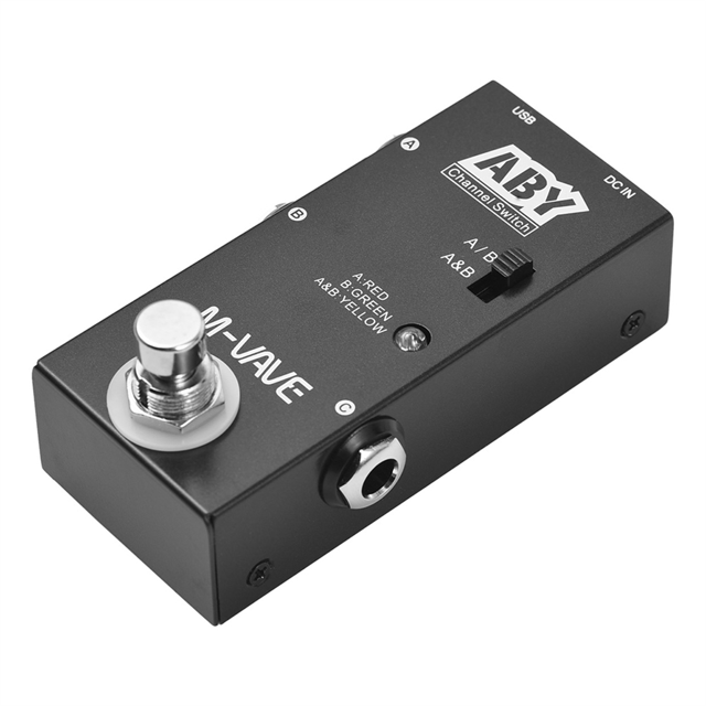 ABY Line Sélecteur Pédale d'Effet Mini Guitare ABY Line Sélecteur Pédale Basse AB Box - ABY Channel Switch