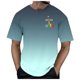 thumbnail image 4 of Playeras Básicas Para Hombre, Camiseta De Manga Corta Para Ejercicio, Camisetas Deportivas Informales De Verano Con Efecto Tie-Dye, 4 of 4