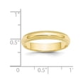 thumbnail image 2 of Men's or Women's 10K Yellow Gold 4mm Classic Fit Milgrain Wedding Band Ring Size 8.5, 2 of 4