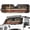 American Flag Cross, variant on Garronmavis USA Flag Windshield Sunshade Car Sun Shade Heat Shield Sunshade for Jeep Wrangler Rubicon Sahara TJ JK JKU 2/4 Doors