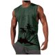 thumbnail image 1 of Hombres Casual Moda Impresión Suéter Cuello Redondo Deportes Tanque sin Mangas para Al Aire Libre Casual Diario, 1 of 5