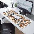 thumbnail image 2 of Long Mouse Pads for Desk,Beige Baseball Gear Pattern Desk Mats on Top Of Desks, Desk Mouse Pad Extra Large with 3mm Non-Slip Base and Stitched Edge for Gaming,Office,Work,Home 31.5"x11.8", 2 of 6