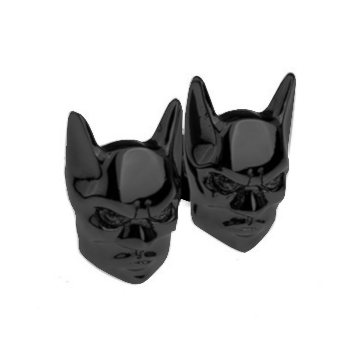 Batman Button Cufflink Dark Gunmetal Anti-Tarnish Color, CL-18