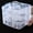 Transparent, variant on 3-layer 18 Compartment Transparent Storage Box, Jewelry and Toy Storage Box, Suitable for Kitchen, Bathroom, Bedroom