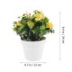 thumbnail image 2 of unbranded Bonsái Artificial Amarillo Con Maceta Decorativa Para Y Ambiente Fresco, 2 of 6