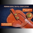 thumbnail image 4 of Luxeer-Leather, Premium 5.5 Inch,Single Six Leather .22/.38/.44 Caliber, Revolver Holster-Ruger Wrangler Single,Heritage & Colt Frontier, 4 of 5