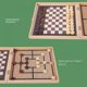 thumbnail image 3 of Juego de ajedrez de cuatro en uno juego de ajedrez de viaje juego de ajedrez plegable portátil juego de ajedrez, 3 of 5