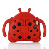 iPad mini Shockproof Handle Case, Dteck [Beetle Cartoon] EVA Foam Kids-Friendly Impact Hybrid Silicone Protective Cover For Apple iPad mini 1 2 3 4 5 7.9 inch, Red