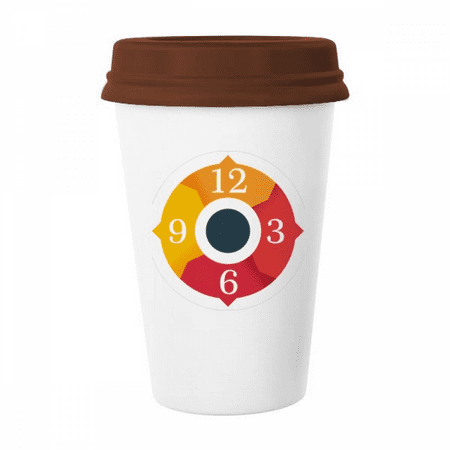 

Digital Average Distribution Dial Mug Coffee Drinking Glass Pottery Cerac Cup Lid