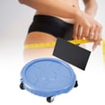 thumbnail image 3 of Entrenadores abdominales multifunción, placa de rodillo, entrenador de fuerza central, antideslizante, portátil, para Fitness, discos deslizantes, Azul Macarena Disco de entrenamiento abdominal, 3 of 7