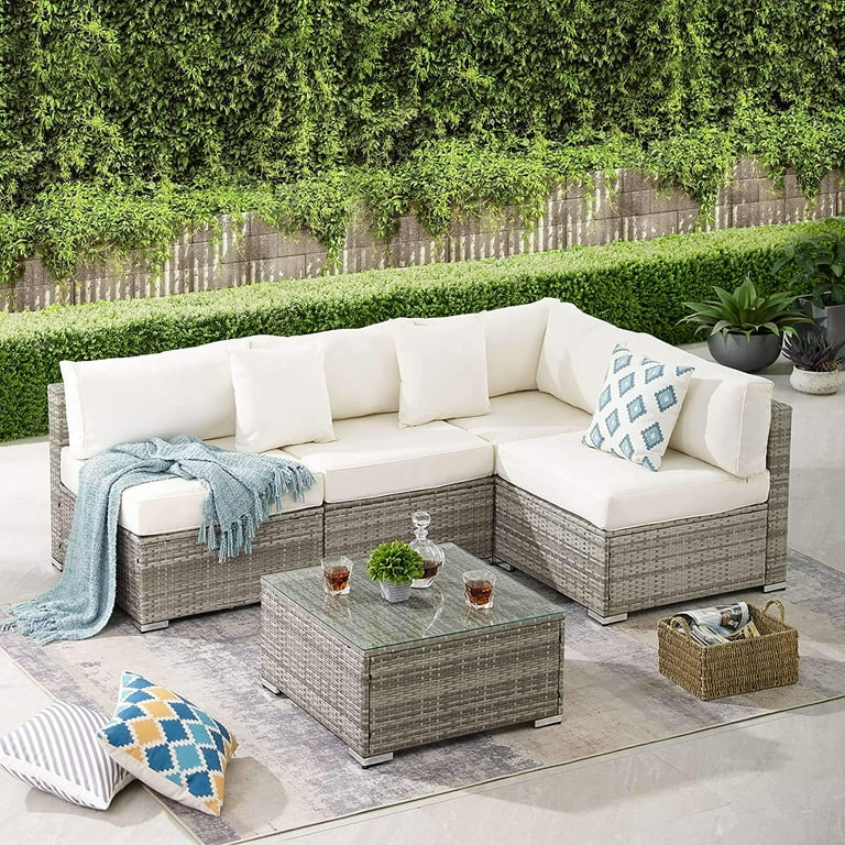 Walmart sectional best sale patio set