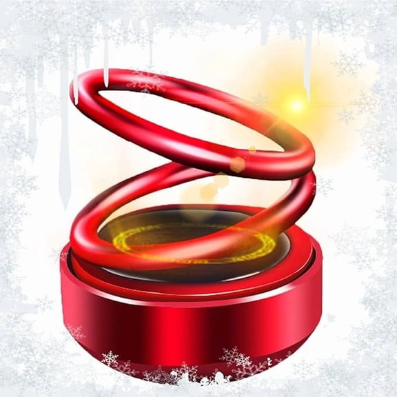 2025 New Portable Kinetic Molecule Heater,Solar Car Aroma Jewelry,Portable Kinetic Heater,Car Kinetic Molecule Heater(Red)