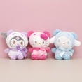 thumbnail image 4 of Muñeco de peluche Kawaii Hello Kitty Sanrios Kuromi My Melody, monedero, llavero de dibujos animados de perro Purin, regalo colgante de Anime, 4 of 4