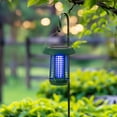 thumbnail image 1 of Sunjoy Solar Bug Zapper Outdoor, 2 in 1 Portable Pest Control Electric Mosquito Zapper Killer with Solar Panel and UV Light for Home, Patio, Backyard, Camping, 1 of 12