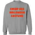 thumbnail image 2 of OXI Crewneck Sweatshirt - Cheap Ass Halloween Costume, Basic Casual Sweatshirts for Men's and Women Fleece Sweatshirt Long Sleeve - Sport Grey Medium, 2 of 2