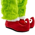 thumbnail image 4 of Green Monster Christmas Movie Red Shoes with Bells Santa Claus Elf Costume, 4 of 7