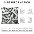 thumbnail image 6 of COMIO  Throw Pillow Cover Black Silhouettes of Butterflies Rectangular Sofa Pillow Case Cushion Cover for Home Couch Bed Decor &nbsp;2pc, 6 of 6