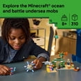 thumbnail image 4 of LEGO Minecraft Underwater Adventure - Building Toy for Boys & Girls, Ages 8+ - Minecraft Toys, Figures & Playsets - Gift for Kids & Gamers - 21598, 4 of 9