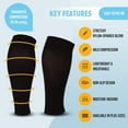 Sleeve Xxl Wide Plus Size Calf Compression, Soothing Comfy Gradient