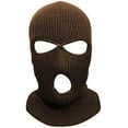 thumbnail image 3 of Unisex Full Face,3 Hole Full Face Mask Ski Mask,Winter Cap Knitted Face Mask,Balaclava Warm Outdoor Windproof Beanie Hat,Breathable Motorcycle Winter Full Face Shield Cap, 3 of 5