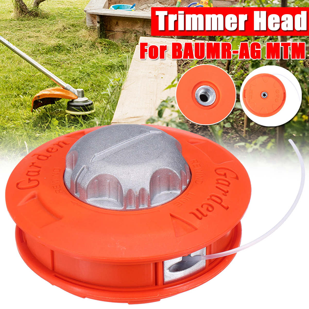 1 Pcs Grass Trimmer Head, Speed Feed Line Replacement Trimmer Head For BAUMRAG MTM Walmart Canada
