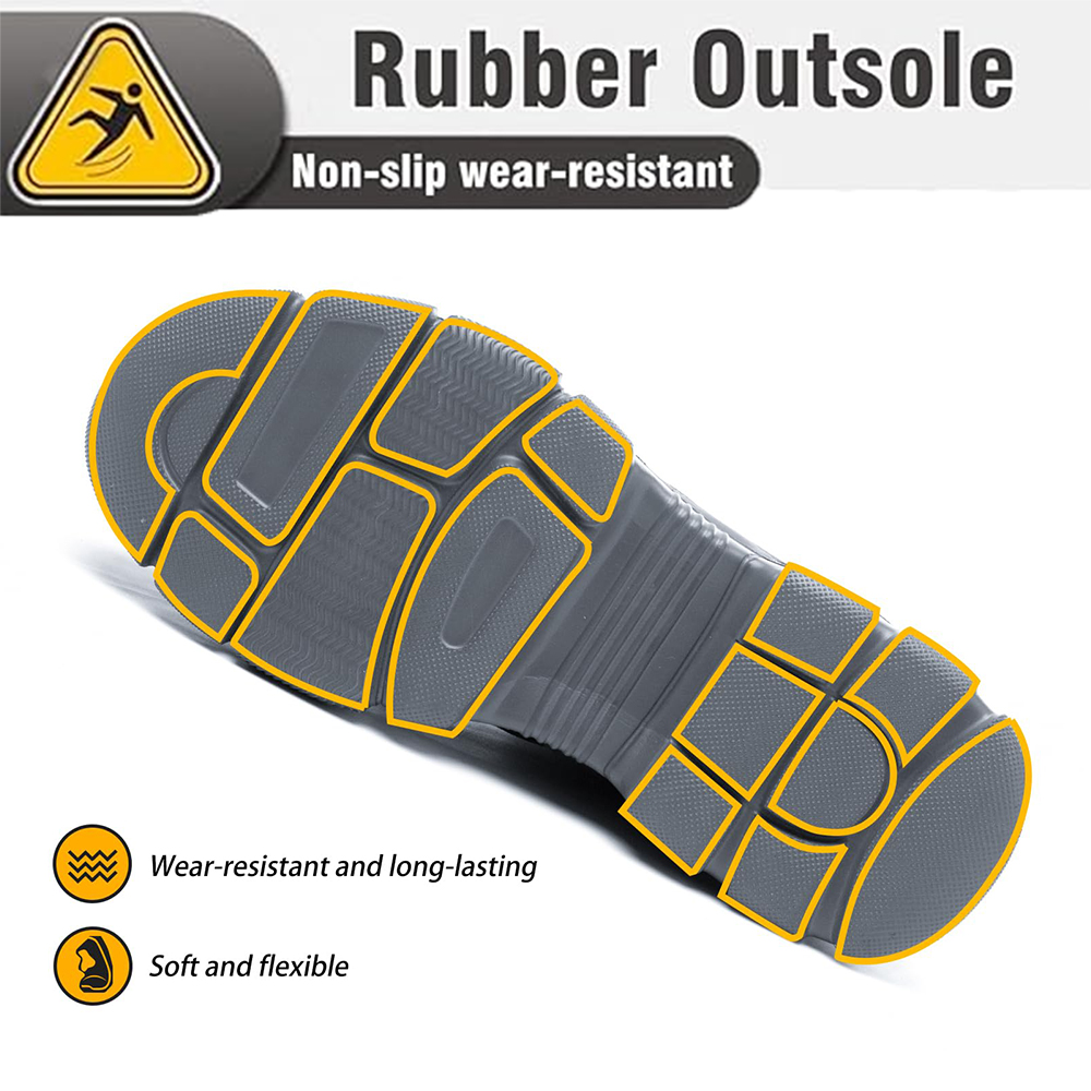 Sogetch Steel Toe Work Boots, Waterproof, Puncture-Resistant photo 6