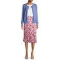 thumbnail image 2 of Time and Tru Women's Relaxed Fit Midi Skirt, 2 of 6