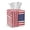 American Flag, variant on TSOVTHRID Blue White Golden Marble Pattern Tissue Box Cover Holder, Modern Square Tissue Box Cover PU Leather Tissue Holder Decorative for Home Office Car Decor