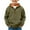 Army Green, variant on Ruyang Half Zip Hoodies for Boys Oversized School Preppy Hooded Sweatshirt Teenager Trendy Athletic Pullover Sweaters