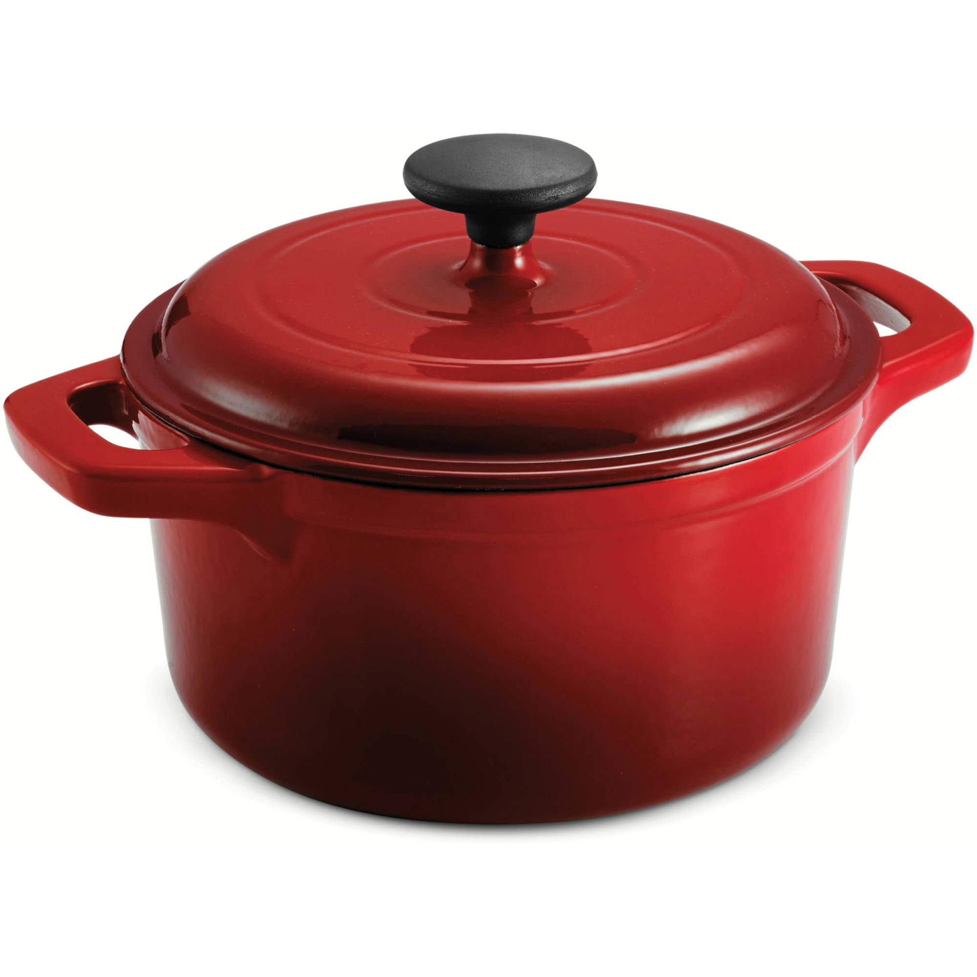 TRAMONTINA 6.5 Qt ROUND Dutch Oven OMBRE RED Enameled Cast Iron