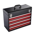 thumbnail image 2 of Colaxi Tool Box Tool Chest Metal Container Multifunctional Tools Organizer with Handle for Workshop Home Factory Repair Shop Garage with 4 Drawers, 2 of 7