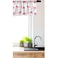 thumbnail image 3 of Ambesonne Flamingo Window Valance, Tropic Birds and Spots, 42" x 12", Hot Pink Blush, 3 of 3