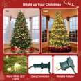 thumbnail image 4 of HestiNysus 5ft PE/PVC mixed Christmas tree (steel wire + iron wire) with 250 UL tungsten lights, 4 of 7