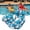 Blue, variant on Pool Floats Chairs Adult,Inflatable Pool Lounge,Plant Pattern Floating Mat Hammock,Blow up Water Chairs Noodles rafts for Party Summer Water Beach Fun