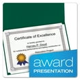 thumbnail image 2 of Oxford 29900605BGD 11.25 x 8.75 Certificate Holder - Green (5/Pack), 2 of 6