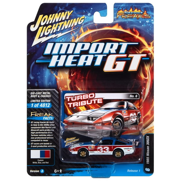 Johnny Lightning 1:64 Street Freaks Ver A 1985 Nissan 300Zx White