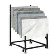 thumbnail image 2 of 12-tier Tile Display Rack Metal Porcelain Sample Display Stand with Wheels Floor Tile Organizer Holder Building Material Samples Display Shelf for Exhibition Craft Fair Display Supplies, 2 of 9